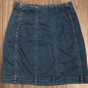 FREE PEOPLE DENIM SKIRT